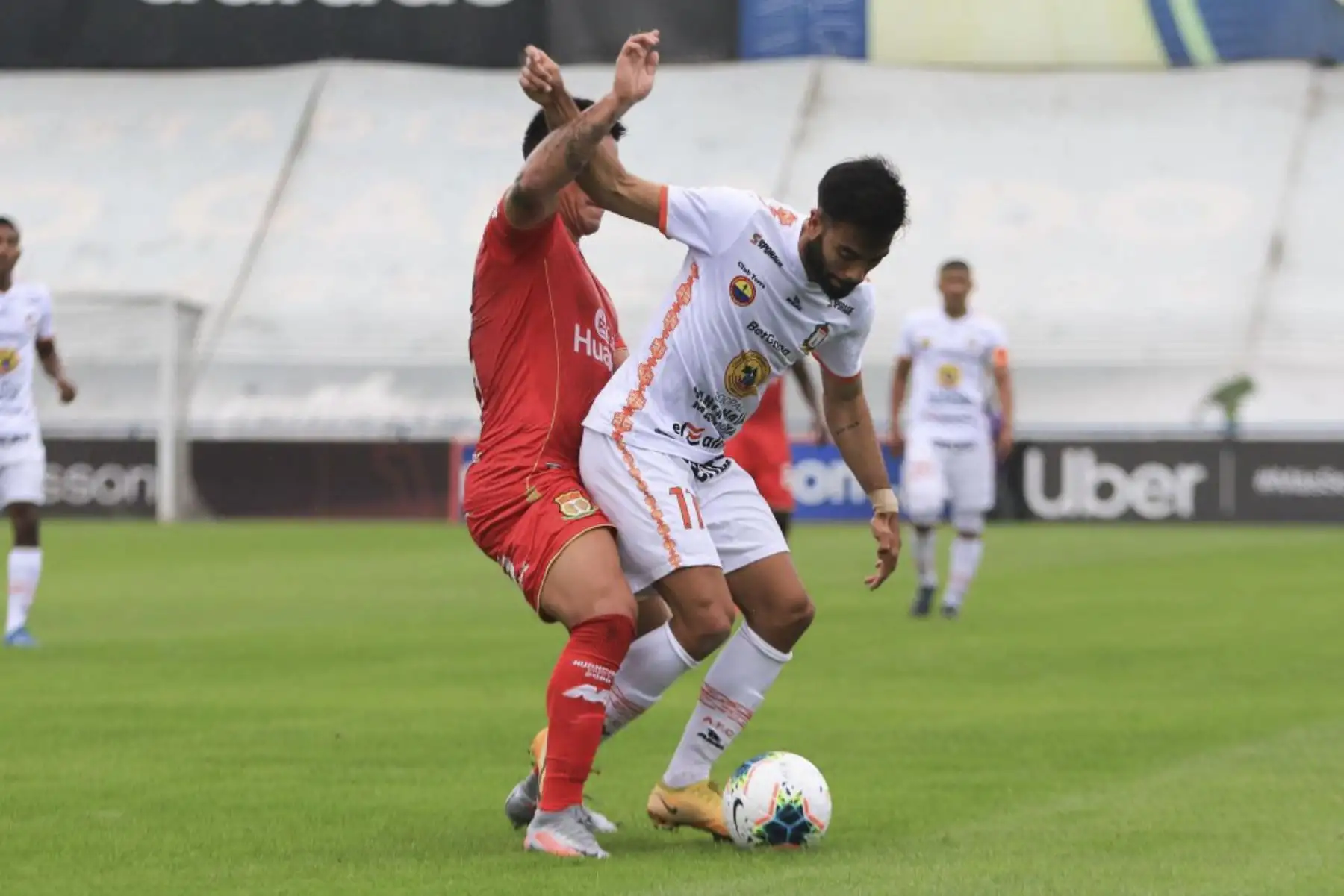 Sport Huancayo y Ayacucho FC empataron 1-1 en un partido por la séptima jornada de la Fase 2 en el Estadio Alberto Gallardo del Cercado de Lima. Foto: La Liga