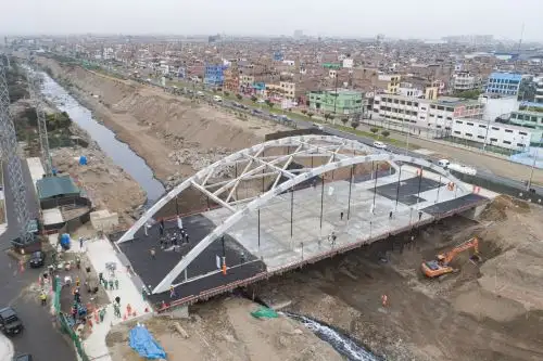 Construcción de infraestructura vial. ANDINA/Difusión