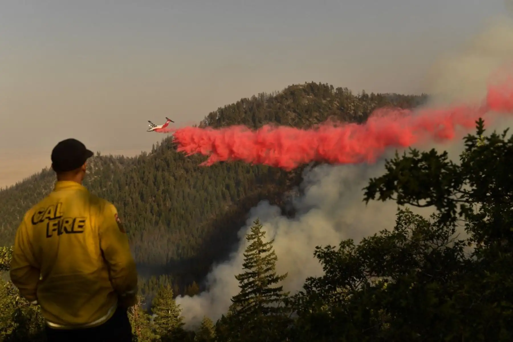 Un incendio en el norte de California (EE.UU.) multiplicó su tamaño por 24 en los últimos dos días, lo que ha obligado la evacuación de casi 25.000 residentes en total. Foto: AFP