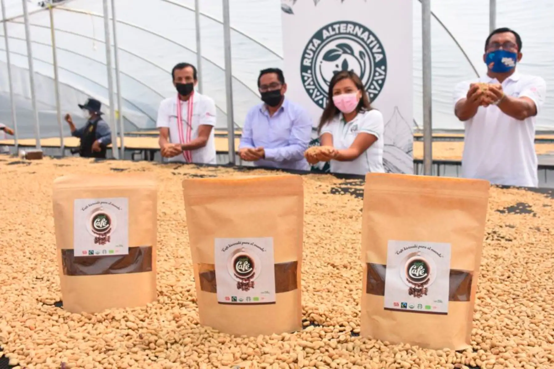 El proyecto se ejecuta con un presupuesto de un millón 200,000 soles, en beneficio de caficultores de Chanchamayo. Foto: ANDINA/Devida
