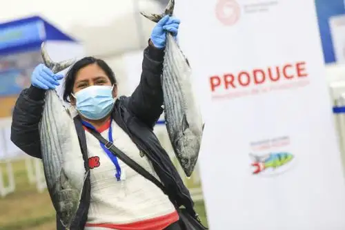 Pescado con precios promocionales llega a las mesas del Perú gracias al programa A Comer Pescado. ANDINA/Andrés Valle
