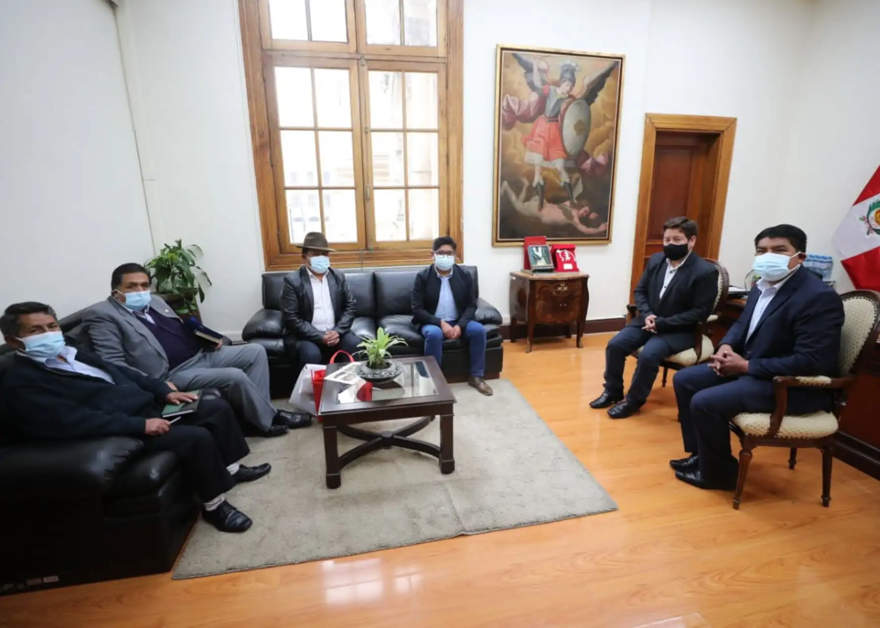 Jefe del Gabinete Ministerial, Guido Bellido, sostuvo reuniones con autoridades de Puno, Cusco y Huánuco.