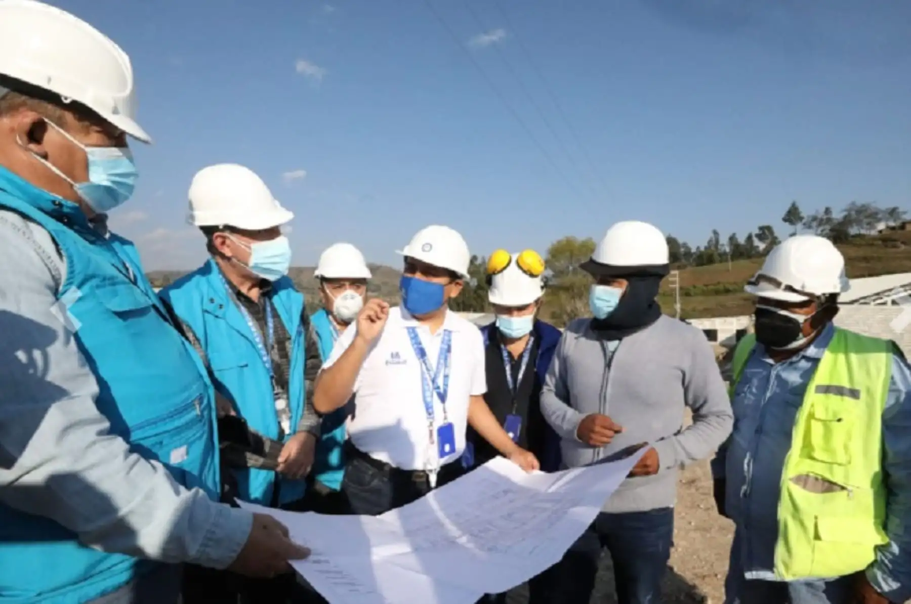 El presidente del Seguro Social, Dr. Mario Carhuapoma, supervisó en la provincia de Chota de la región Cajamarca, el avance de la construcción del Hospital Modular de Chota, ubicado en la Comunidad Pingobamba, que será entregado a fines de setiembre.