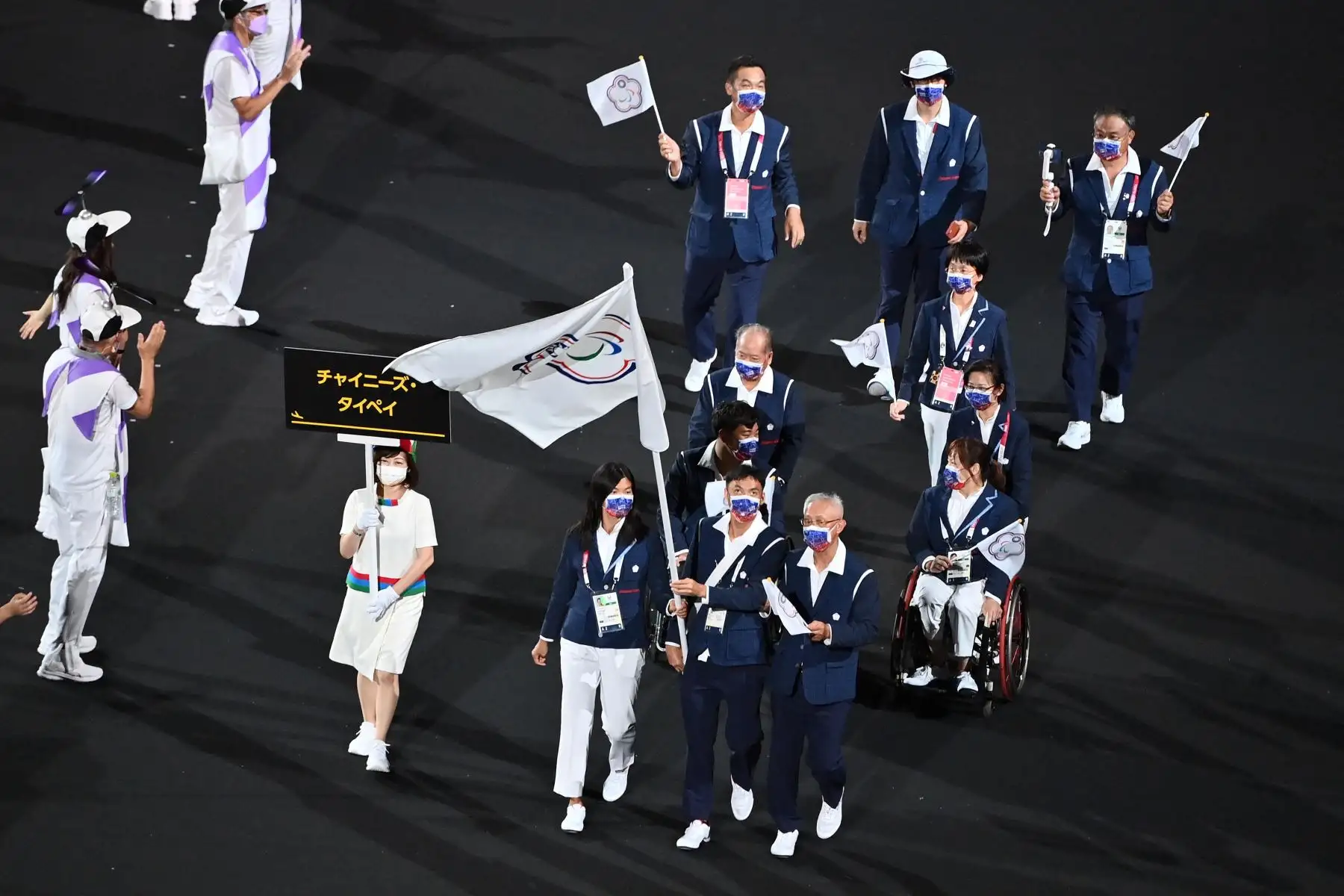 Ceremonia de apertura de los Paralímpicos en el Estadio Olímpico de Tokio 2020

Foto: AFP