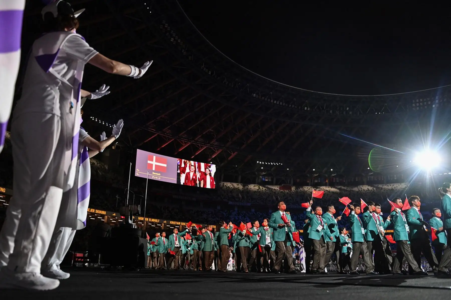 Ceremonia de apertura de los Paralímpicos en el Estadio Olímpico de Tokio 2020

Foto: AFP