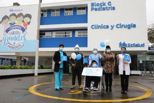 Essalud realiza exitoso trasplante renal al pequeño Diego. Foto: EsSalud/Cortesía