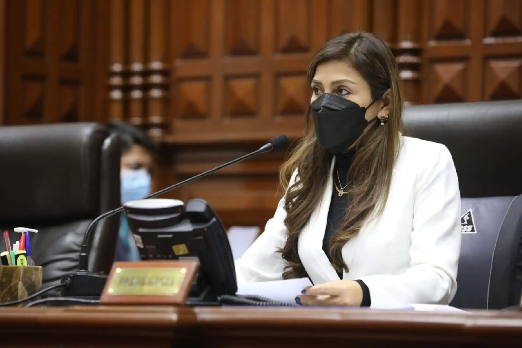 Lady Camones Soriano (APP), primera vicepresidenta del Congreso.
