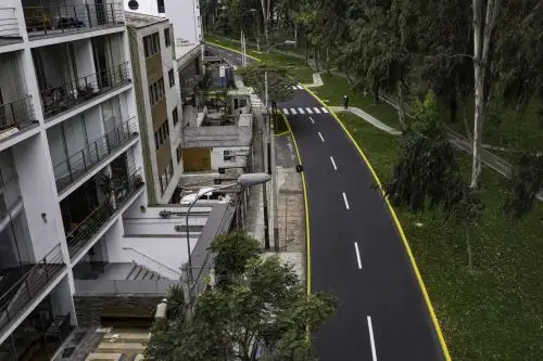 Trabajos se ejecutaron en la Av. del Parque Sur, en el tramo comprendido entre la calle 3 Sur y la Av. José Gálvez Barrenechea y contaron con una inversión aproximada de S/ 590 mil. Foto: MML