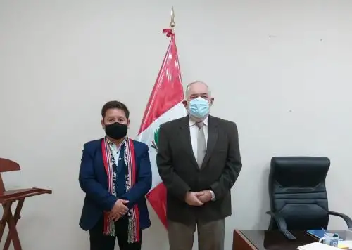 Jefe del Gabinete Ministerial, Guido Bellido, se reunió con vocero de Renovación Popular, Jorge Montoya.
