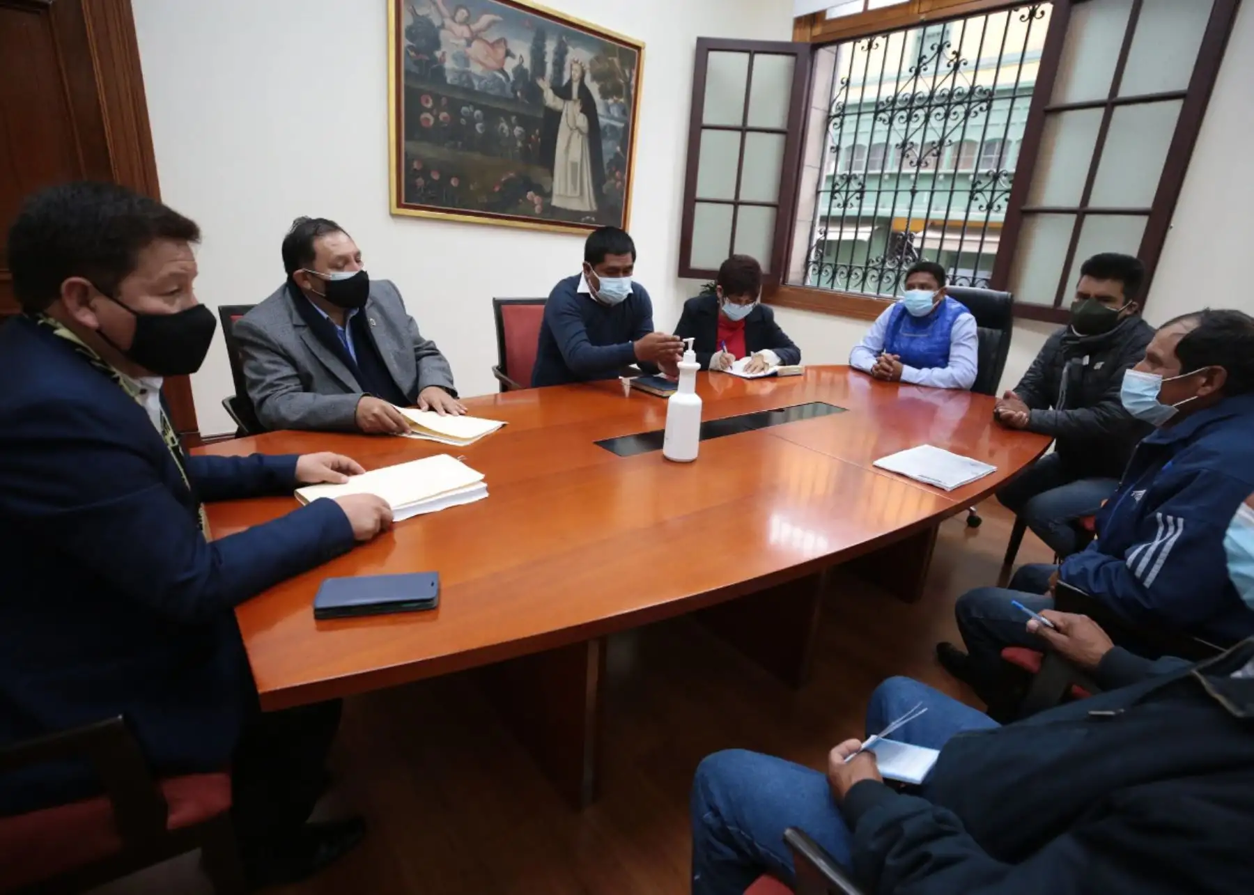 Jefe del Gabinete Ministerial, Guido Bellido, se reunió con alcaldes de Apurímac.