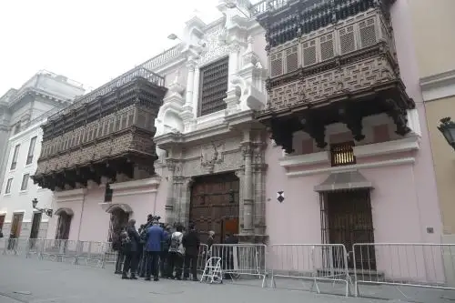 Palacio de Torre Tagle, sede de la Cancillería peruana. Foto: ANDINA/Renato Pajuelo.