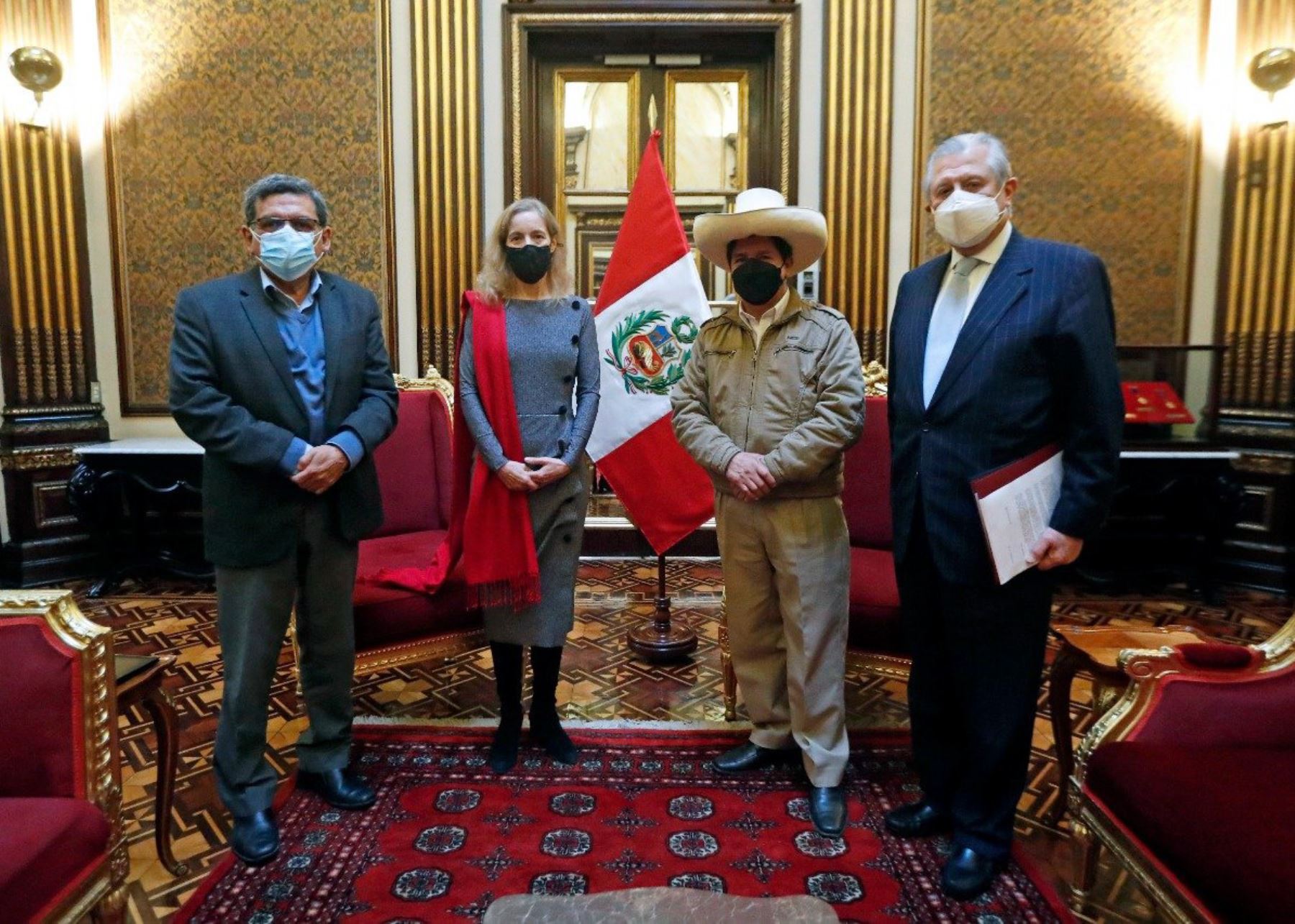 Presidente Pedro Castillo se reunió con embajadora de Estados Unidos en Perú, Lisa Kenna.