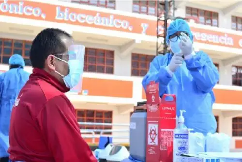 Tacna prioriza aplicación de la segunda dosis de la vacuna contra el covid-19. Cortesía