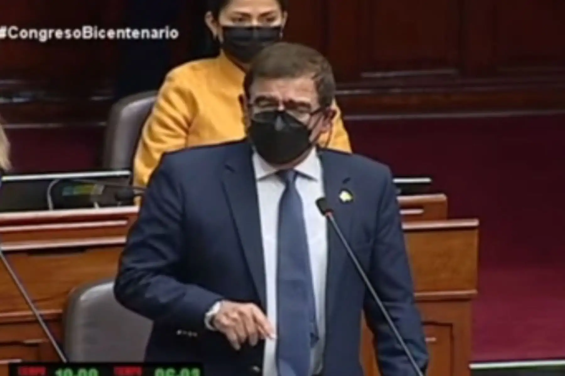 Vocero de Avanza País, José Williams. Captura TV