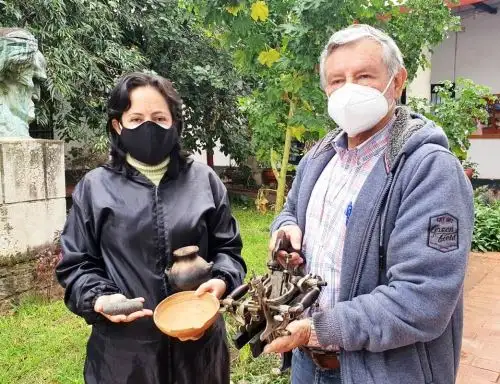 El ciudadano cajamarquino José Rodríguez donó diversas piezas históricas al museo Arqueológico y Etnográfico de Cajamarca. ​ANDINA/Difusión