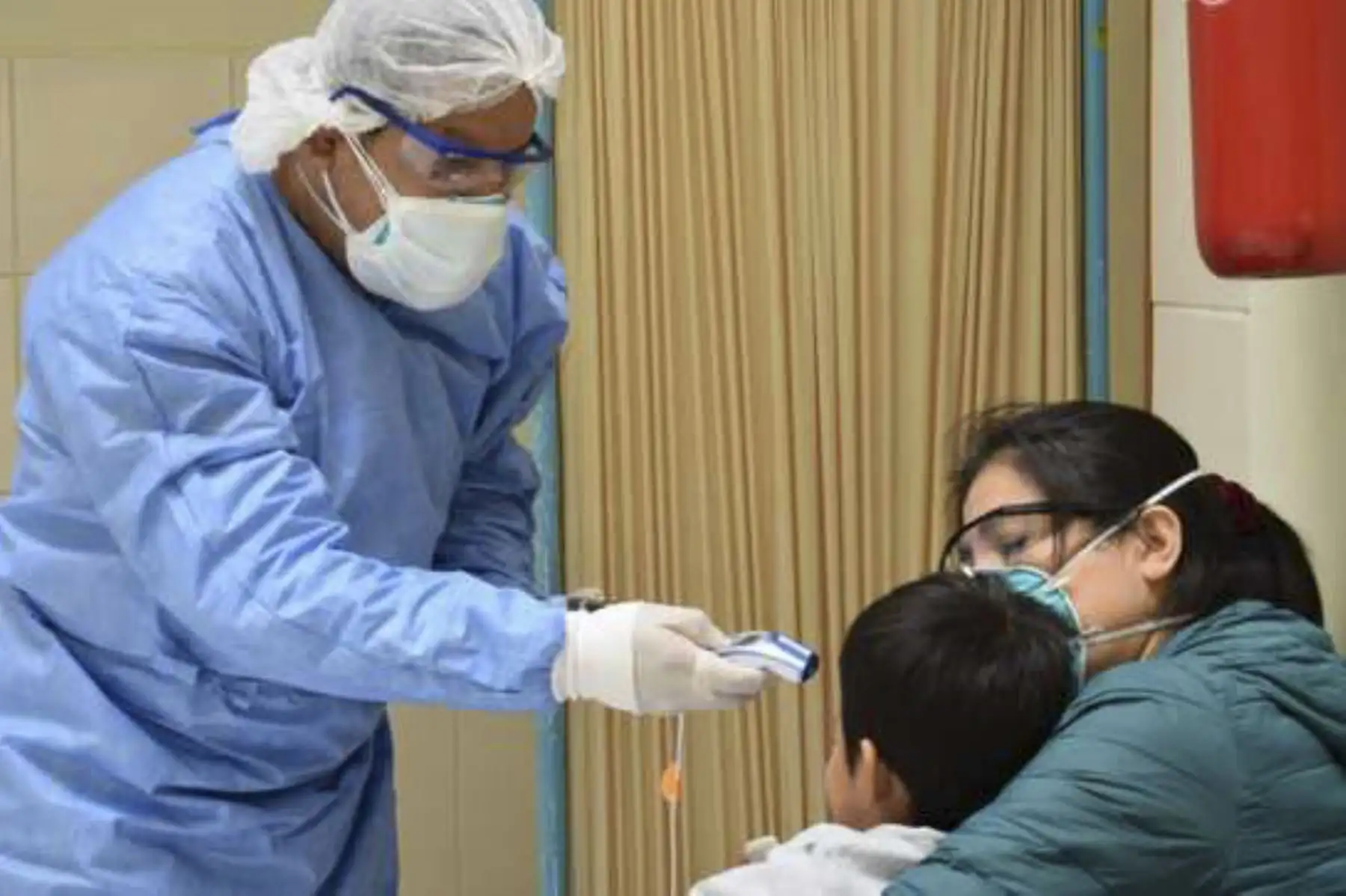 En lo que va de la pandemia el INSN de Breña atendió a 860 niños, niñas y adolescentes que fueron hospitalizados por covid-19. ANDINA/ Minsa