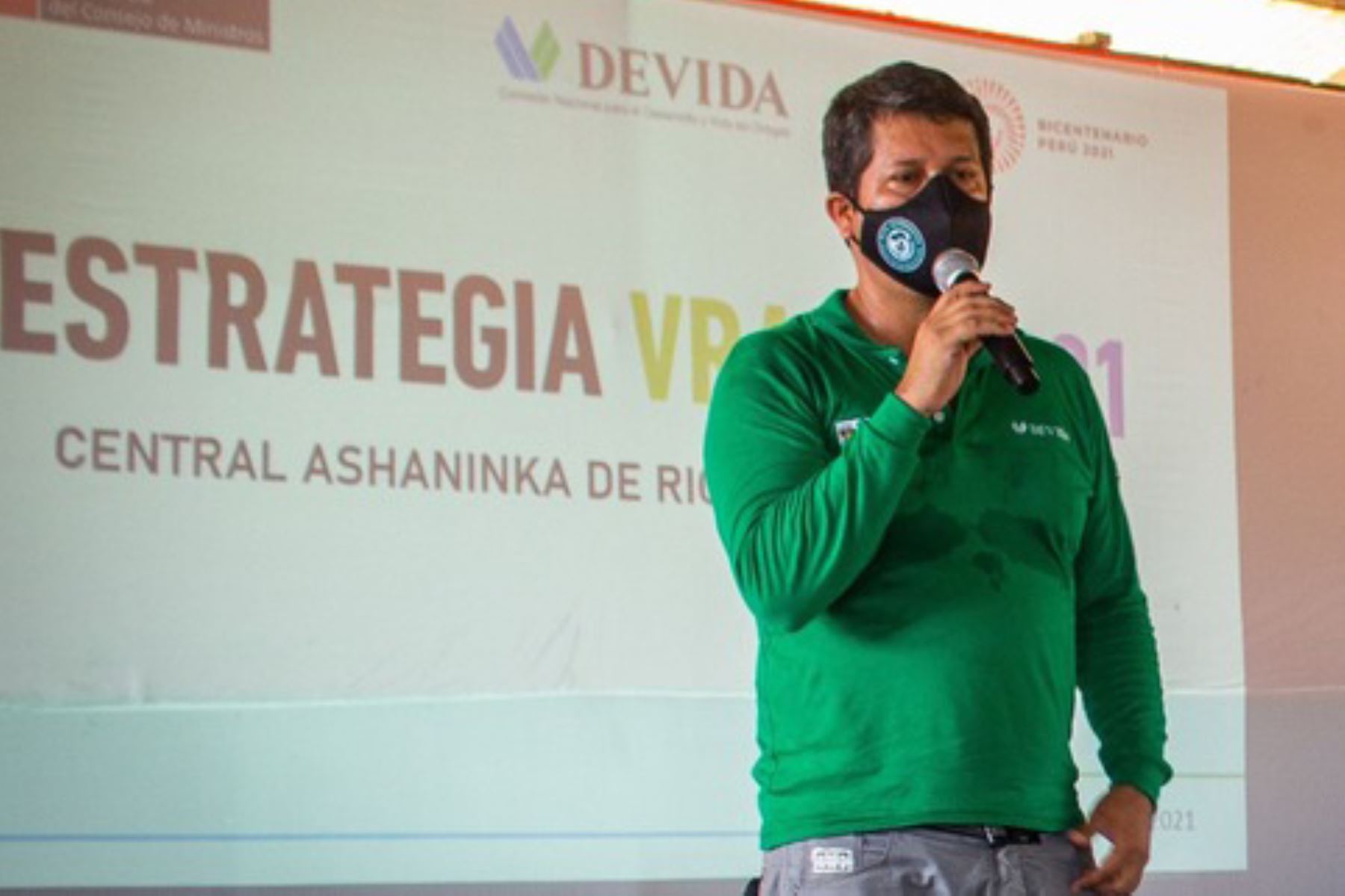 Devida presentó avances de la Estrategia Vraem 2021 durante congreso de la Central Asháninka de Río Tambo. Foto: ANDINA/Devida