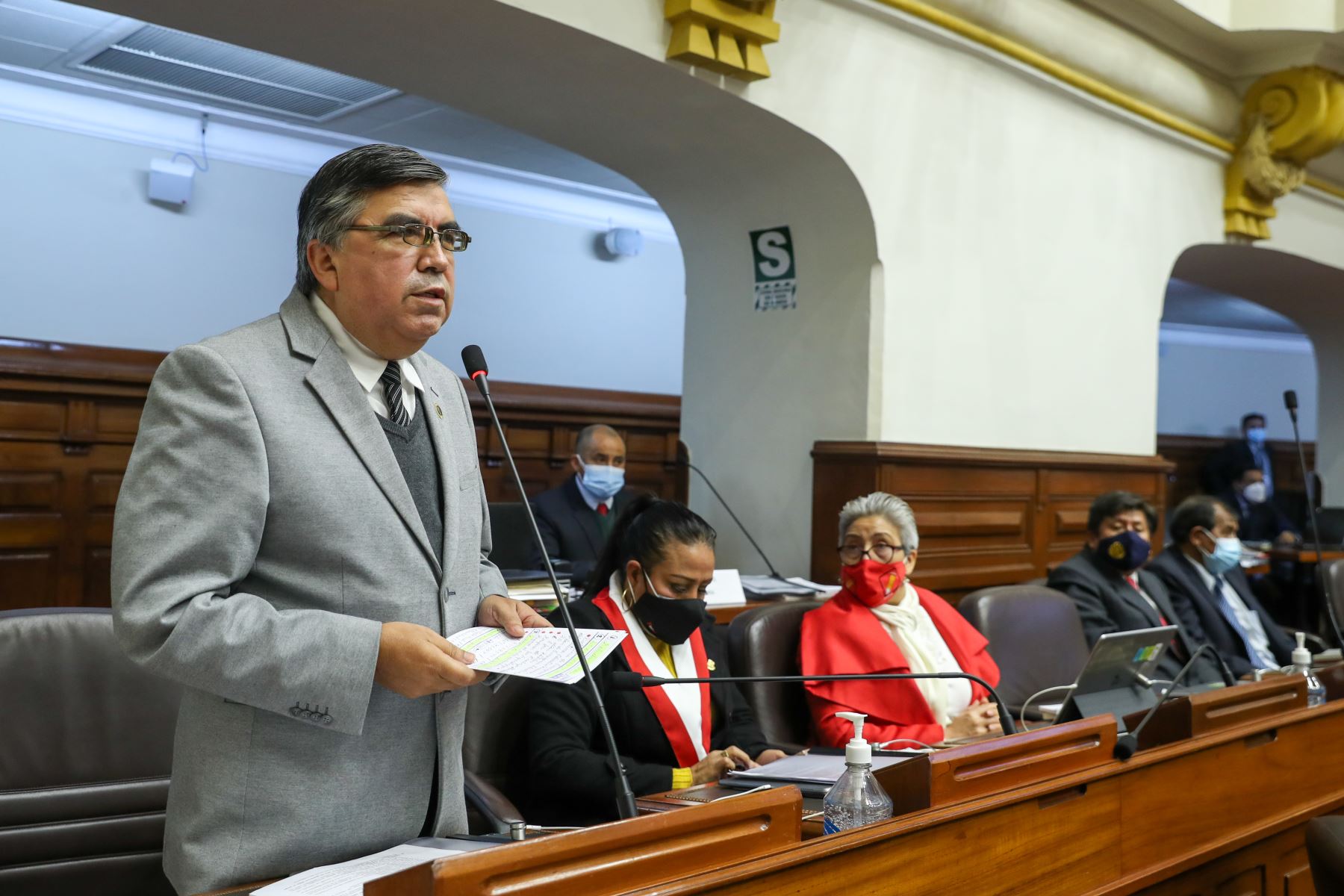 Alex Paredes, secretario de la Comisión de Justicia del Congreso. Foto: ANDINA/Difusión