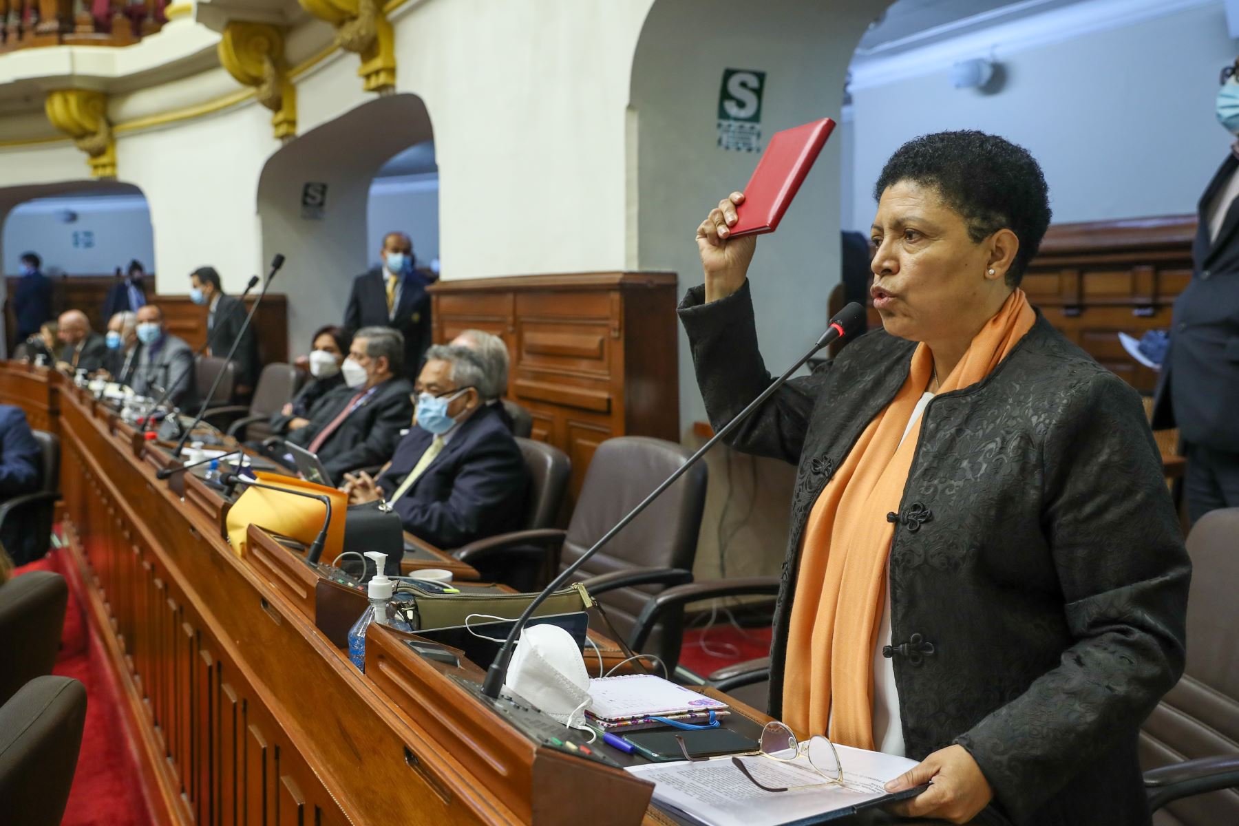 Primera vicepresidenta del Congreso, Martha Moyano. ANDINA/Difusión