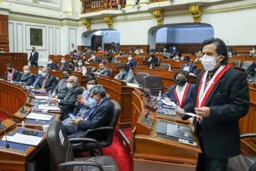 Congresista Edward Málaga, autor de la nueva moción de vacancia presidencial. ANDINA/Difusión
