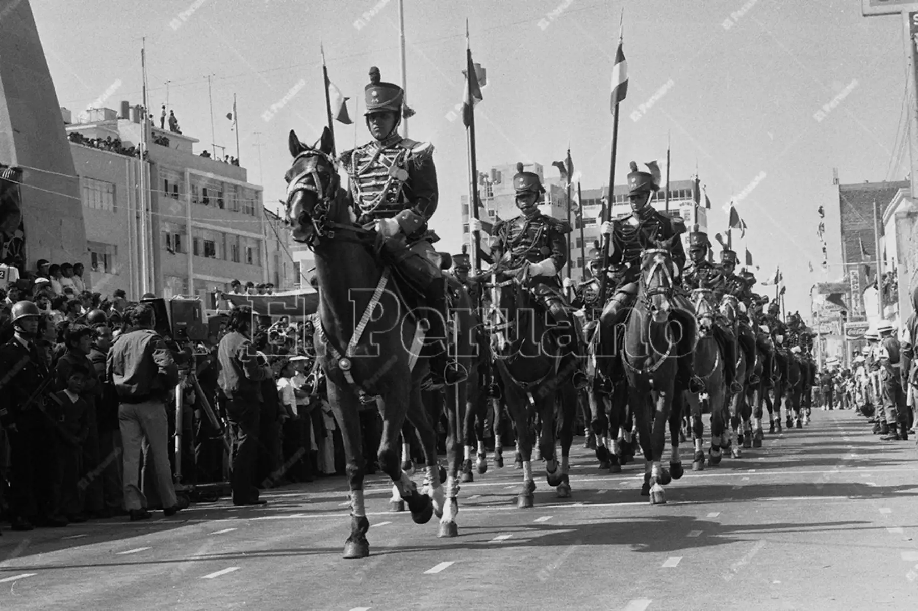 Tacna - 28 de agosto de 1979. Conmemoración del 50 ° aniversario de la reincorporación de Tacna al territorio nacional. Foto: Archivo Histórico de El Peruano / Norman Córdova