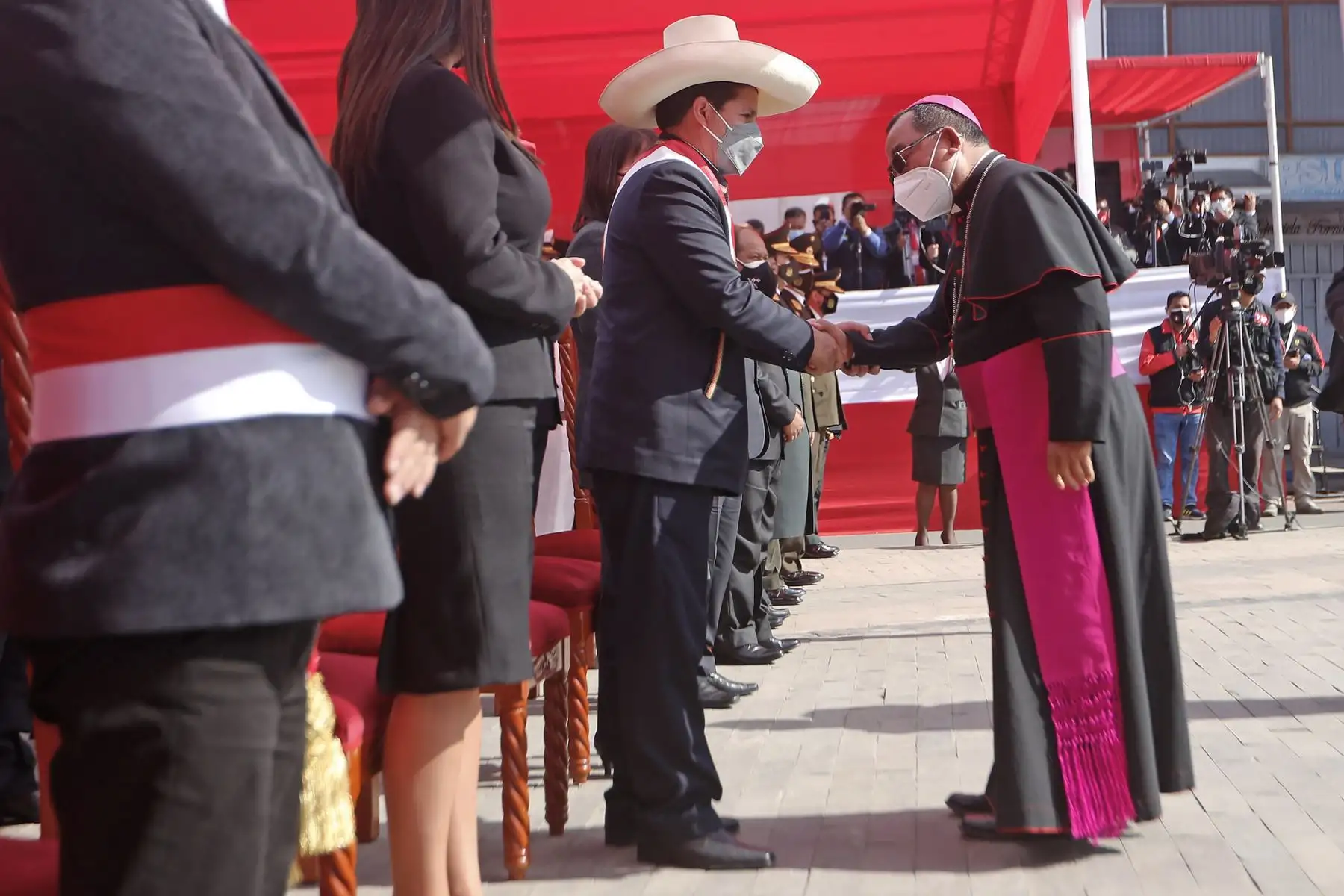 El presidente de la República, Pedro Castillo, participa en 92° aniversario de la reincorporación de Tacna. Foto: Presidencia