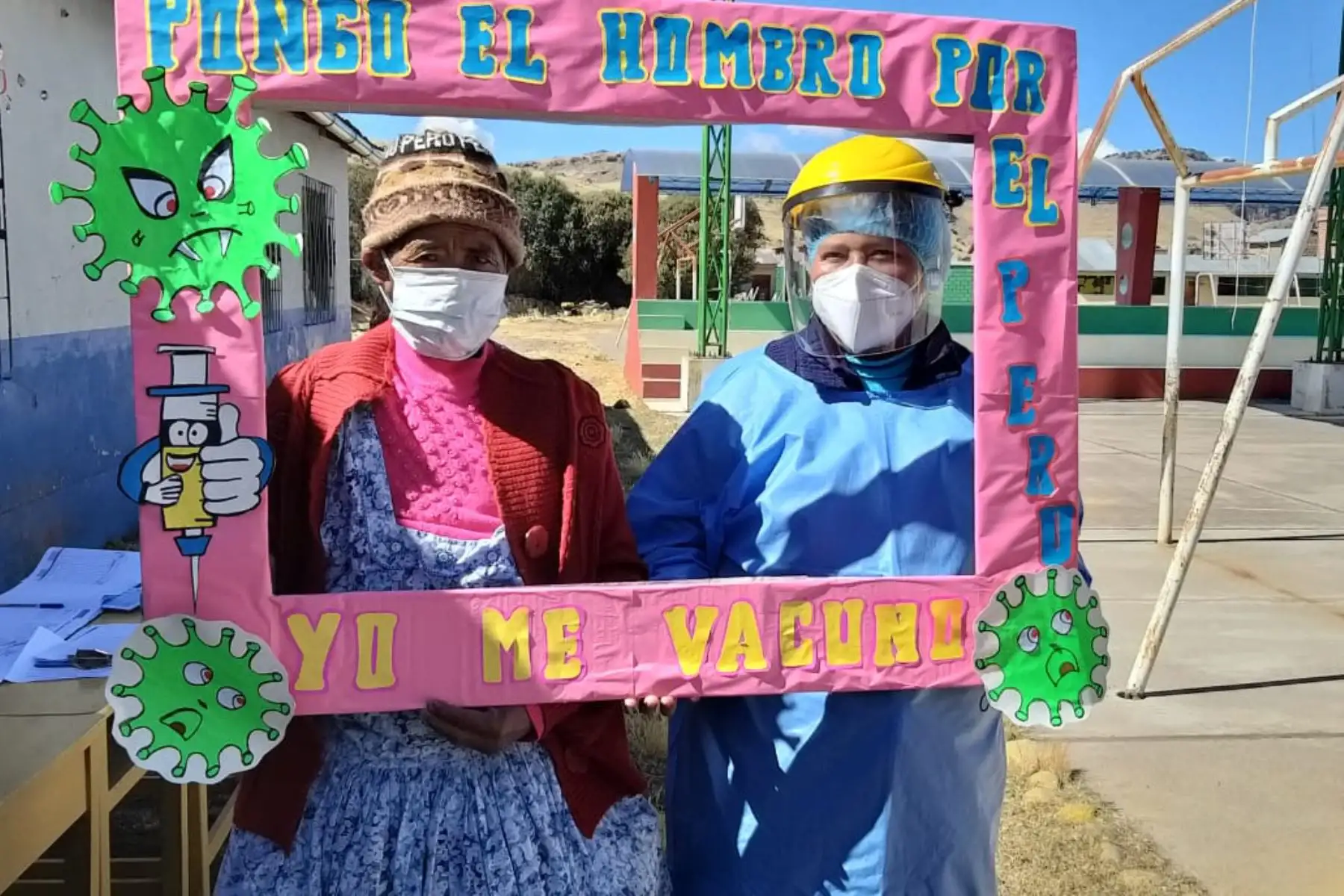 Continúa la Vacunatón contra la covid-19 en Puno. Foto: Minsa
