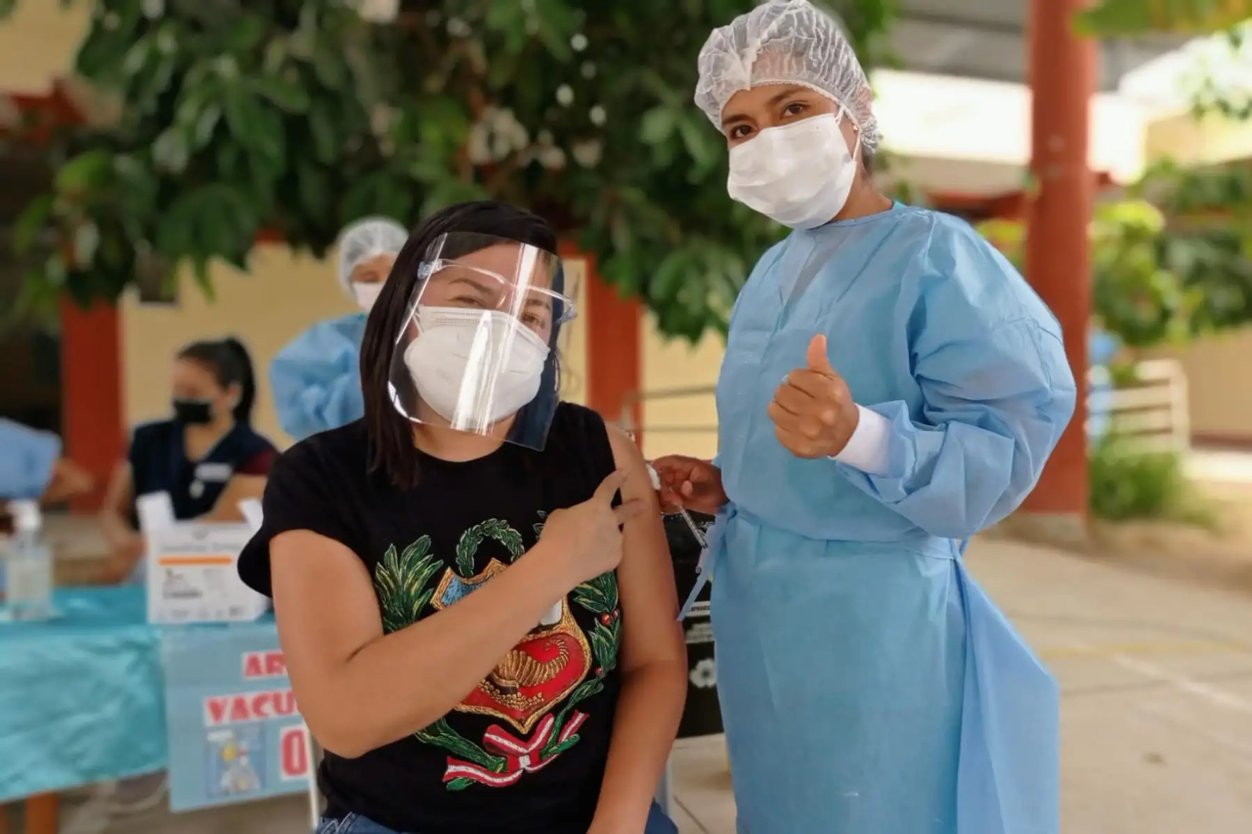 Así se vive la Vacunatón contra la COVID-19 en Amazonas.
Foto: Minsa
