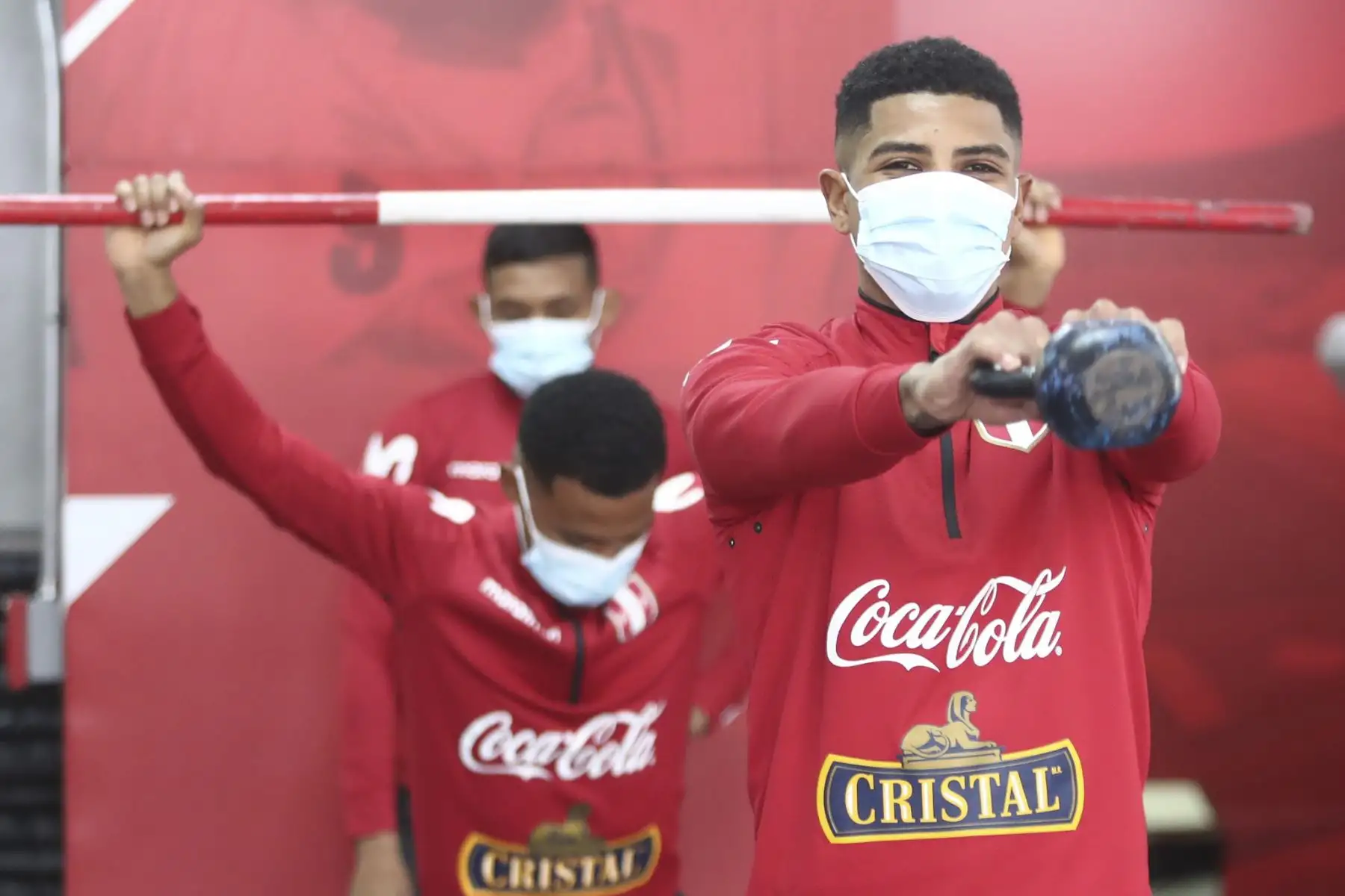 Selección peruana de fútbol completa su séptima  jornada de entrenamientos en el Complejo Deportivo de la FPF previos a su próximos encuentros por las eliminatorias a la Copa del Mundo Qatar 2022. Foto: FPF