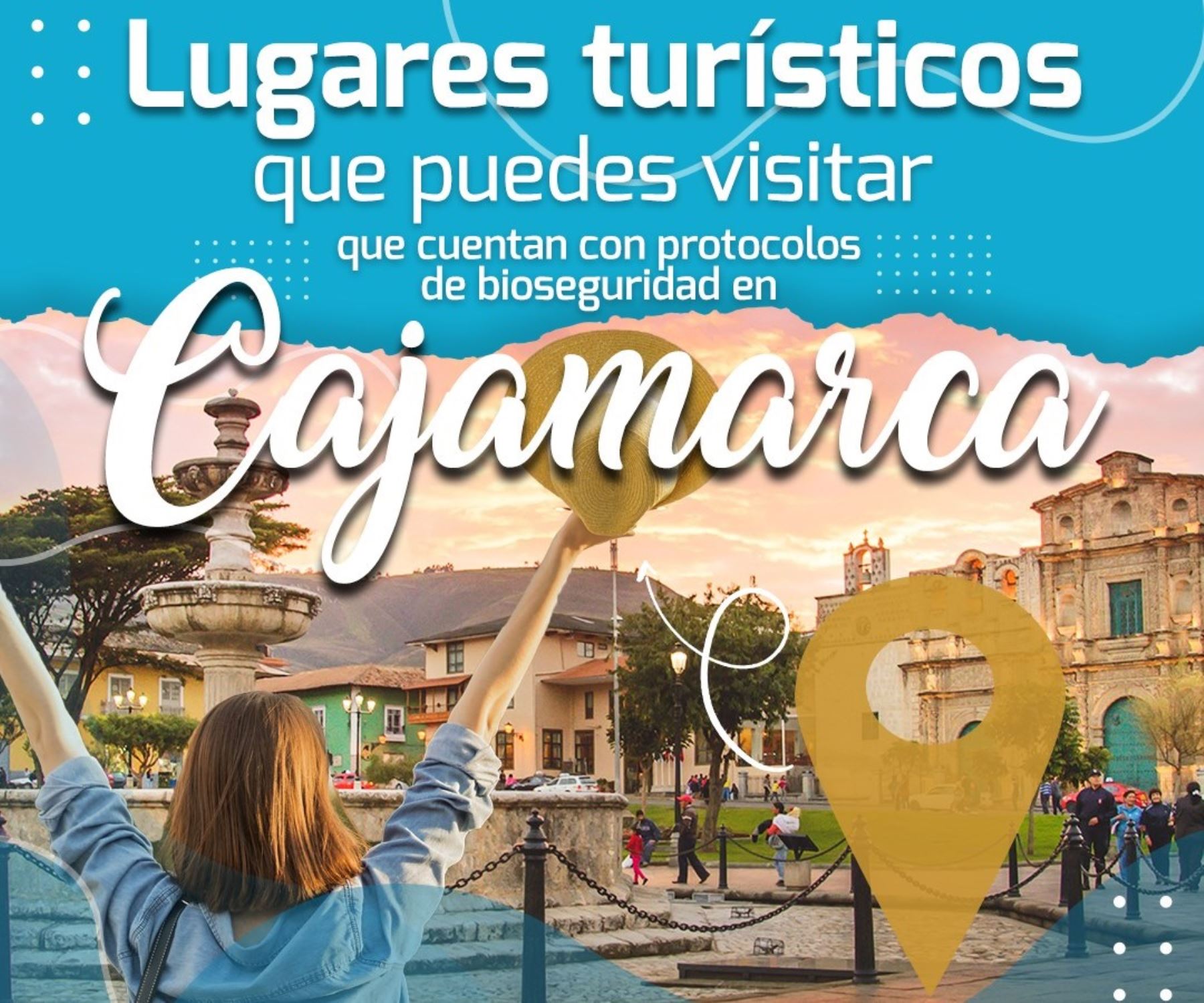 Todos los destinos turísticos de Cajamarca abren sus puertas con la distinción del sello Safe Travels. ANDINA/Difusión