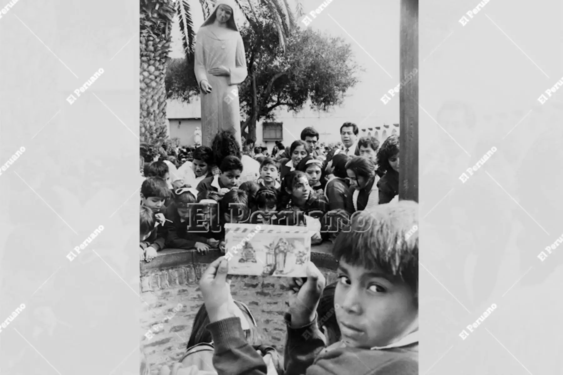 Lima - 29 agosto 1995 / Pozo de los deseos del Convento de Santa Rosa de Lima. Foto: Archivo Histórico de El Peruano