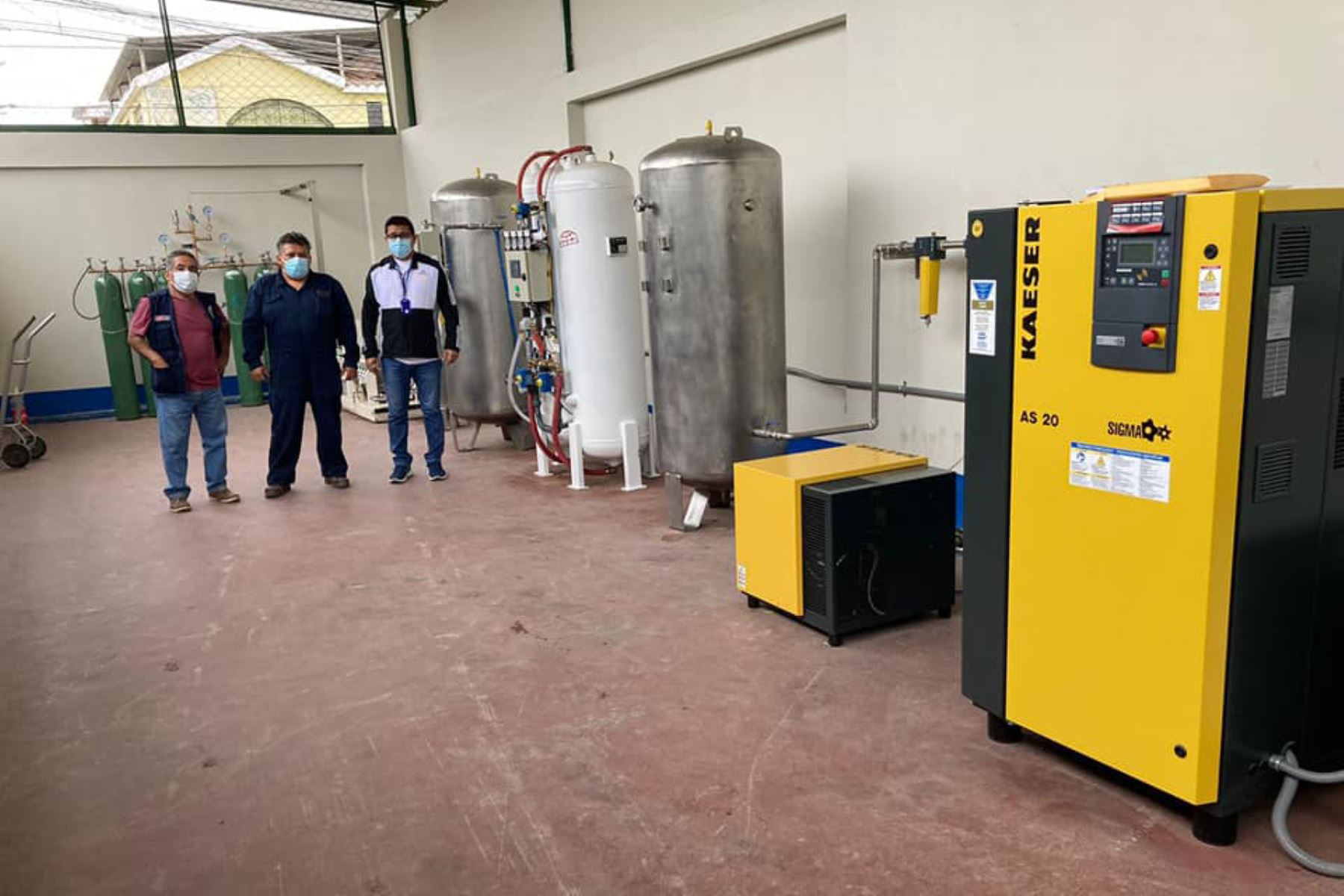 Esta es la segunda planta generadora de oxígeno que adquiere la provincia de Casma, que se prepara para hacer frente a una posible tercera ola de contagios. Foto: ANDINA/Difusión