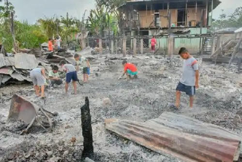 Se gestiona con el gobierno regional de Loreto la entrega de más bienes de ayuda humanitaria para las aproximadamente 37 personas damnificadas.