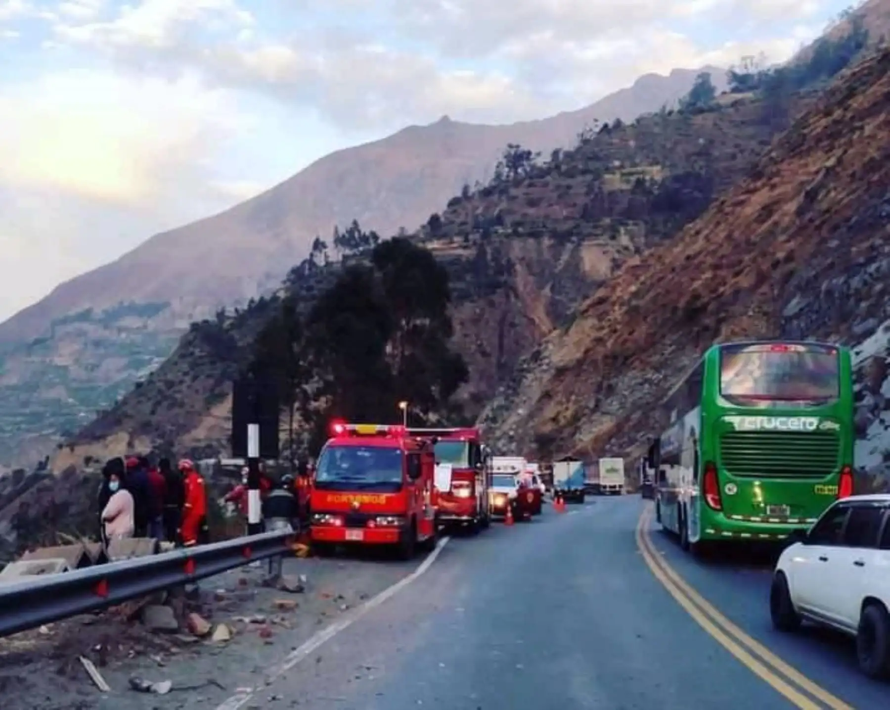 El balance inicial del accidente fue de 17 fallecidos, pero luego subió a 26, después a 29 y ahora a 32. Foto: Cortesía.
