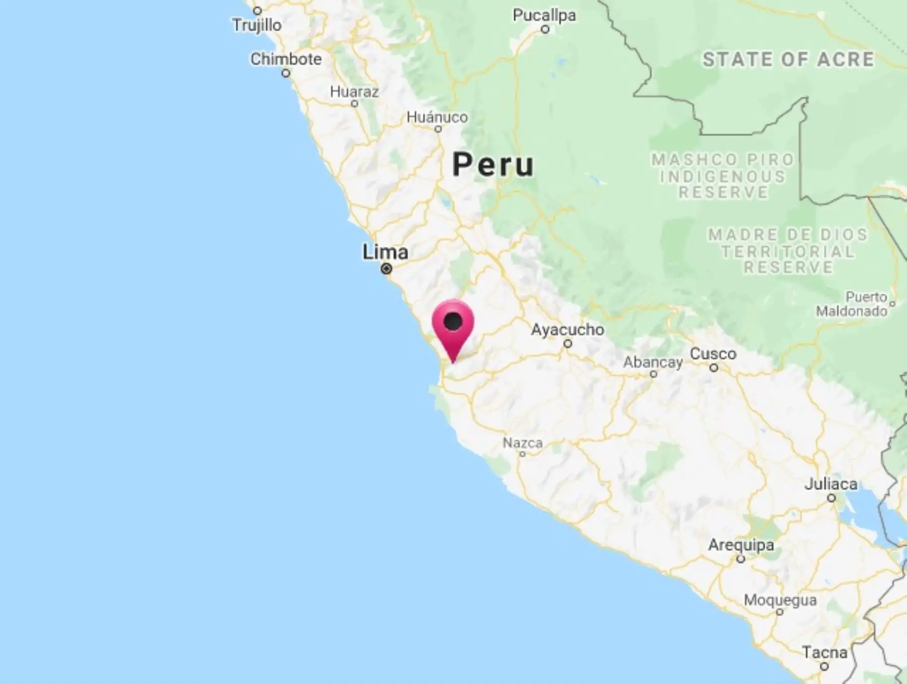 Ica fue sacudida esta mañana por un sismo de magnitud 4.4