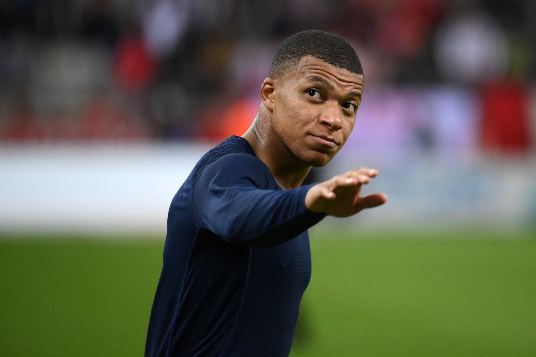 El delantero francés del Paris Saint-Germain, Kylian Mbappé. Foto: AFP