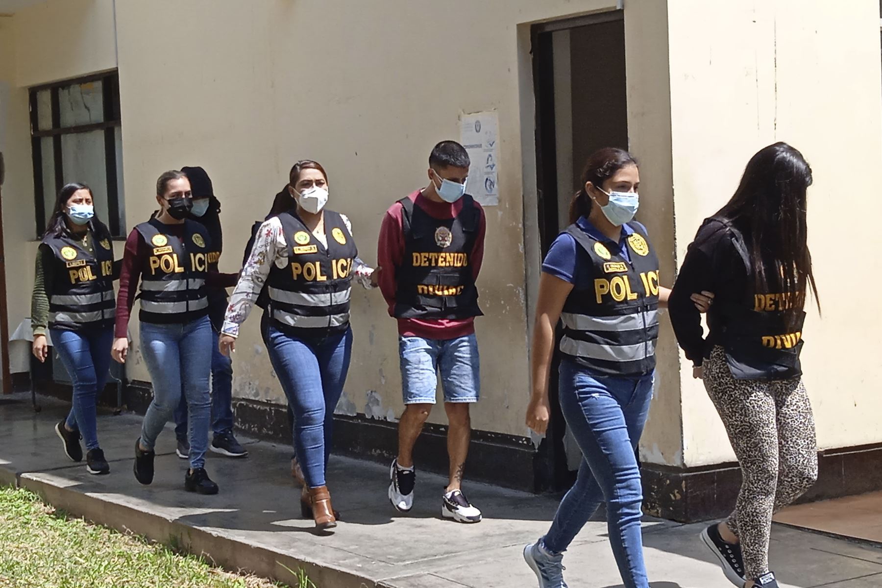 Los Hackers de Villa del Mar fueron capturados el 11 de agosto durante megaoperativo de la Policía Nacional y el Ministerio Público. Foto: ANDINA/Cortesía Vanessa Graos