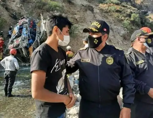 Clinton Presentación Basilio es uno de los pocos sobrevivientes que salió ileso del trágico accidente de tránsito en la carretera Central que dejó 33 muertos y 28 heridos. ​ANDINA/Difusió