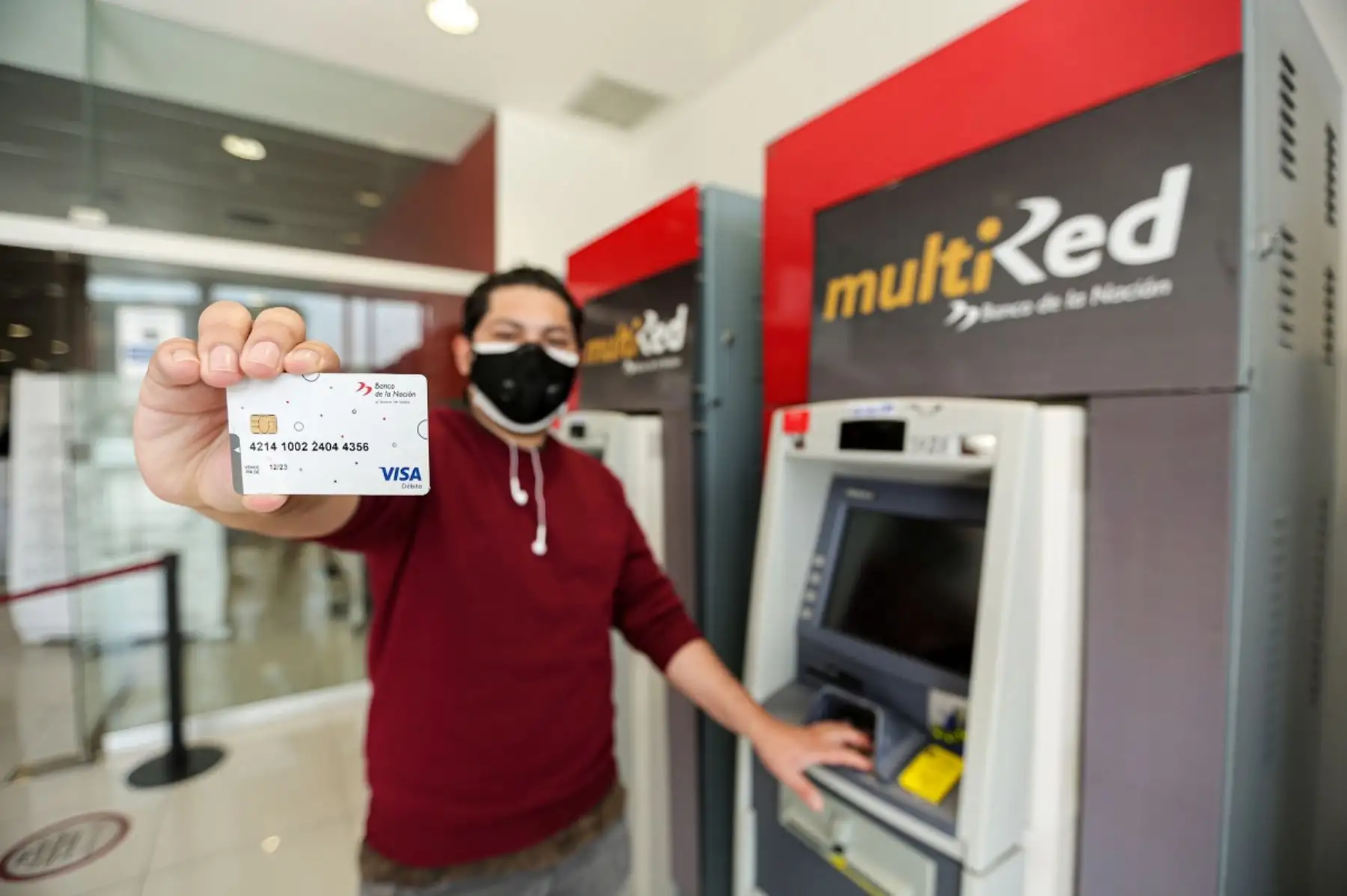 Tarjeta de débito del Banco de la Nación. Foto: Cortesía.