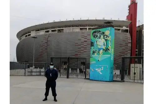 Un equipo de serenos se ubicará en las calles aledañas al recinto deportivo para sumarse a las labores de seguridad de la Policía Nacional, mientras que fiscalizadores ejecutarán un patrullaje constante, a fin de evitar el comercio informal en la zona. ANDINA/ Municipalidad de Lima