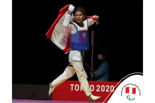 Angélica Espinoza es la campeona paralímpica del Perú, primera medalla de oro en 21 años. Foto: Talía Vargas C (@talivargasc) / ANPPERU.