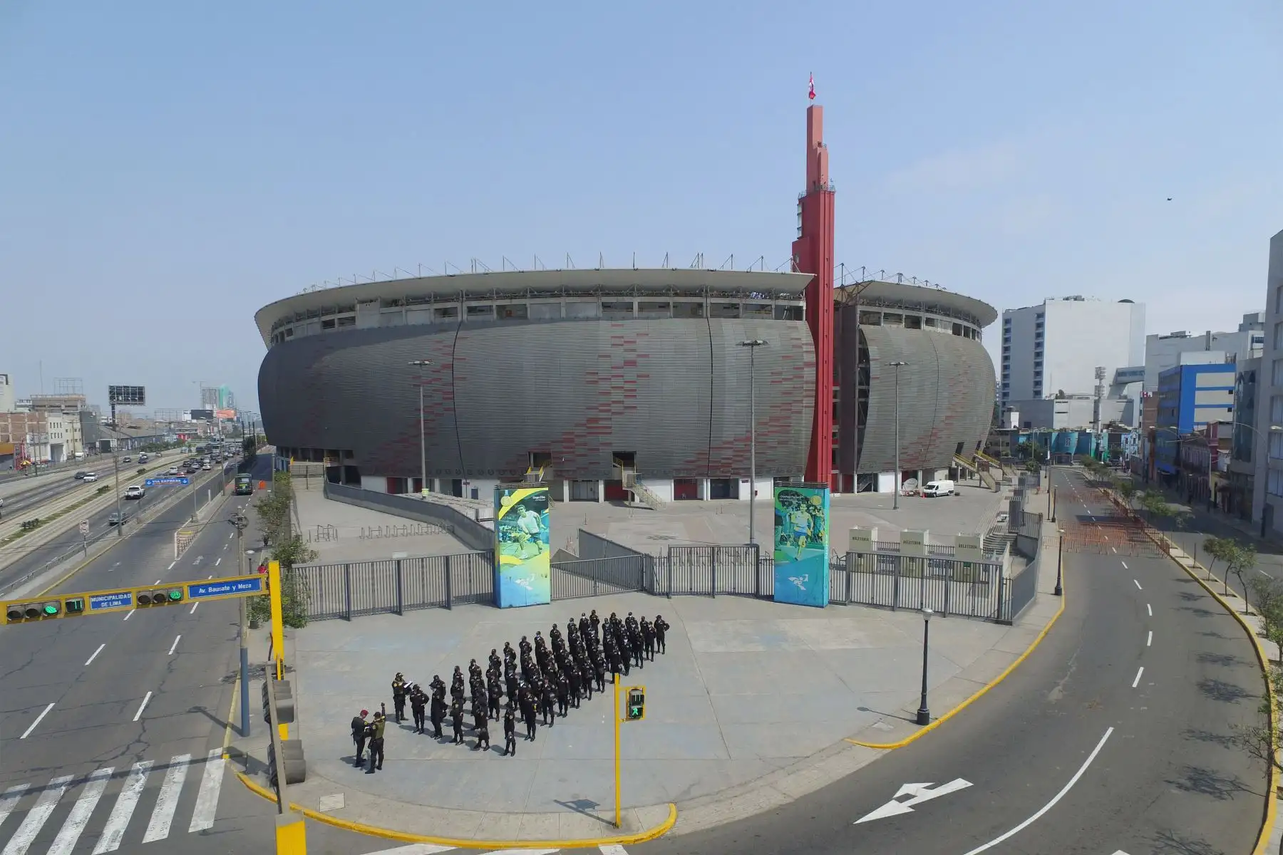 Imágenes panorámicas del  Estadio Nacional, donde hoy se disputará el partido entre las selecciones de Perú y Uruguay por la jornada 9 de las Eliminatorias Catar 2022.
Foto: ANDINA/Braian Reyna