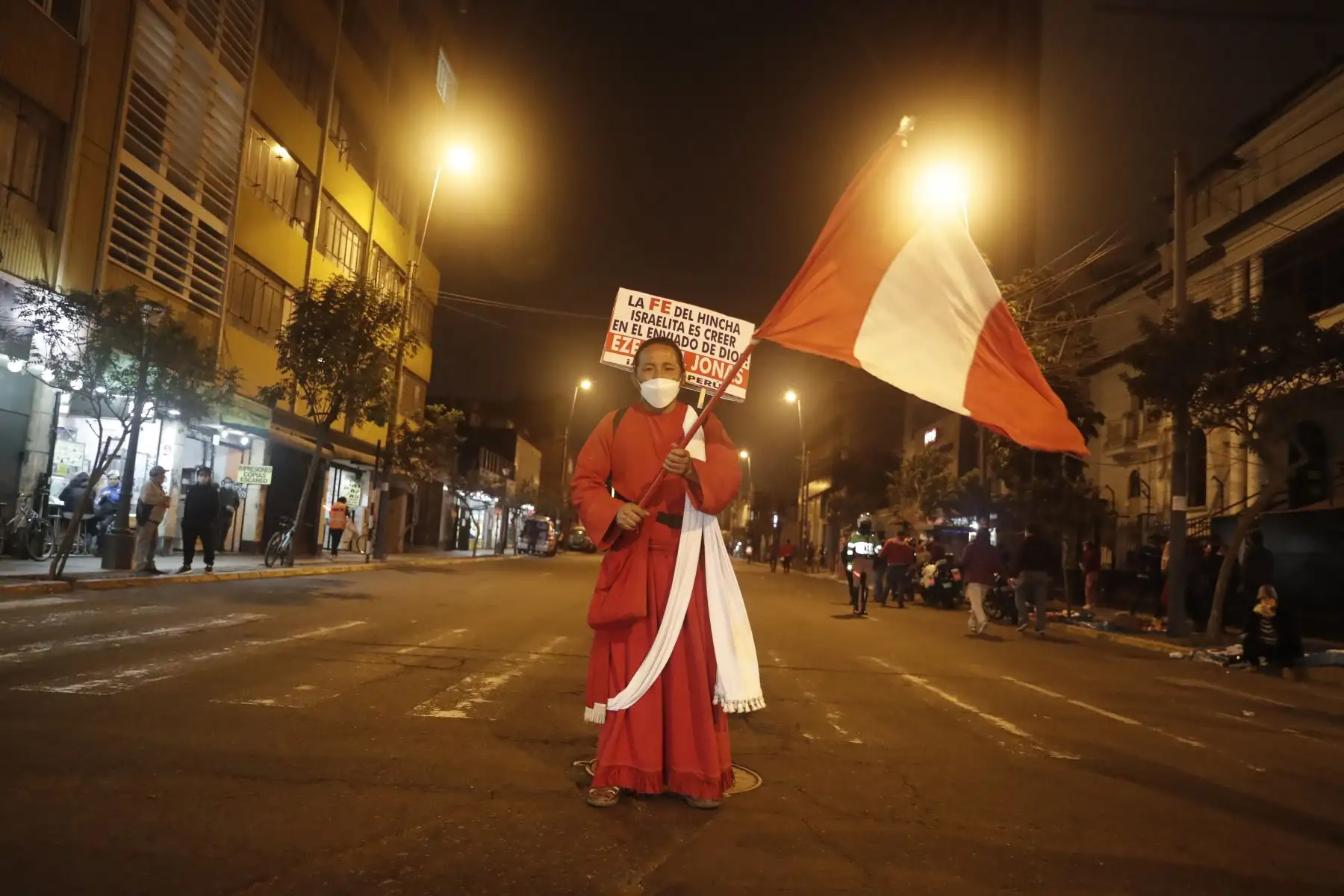 Hinchas alientan a la selección peruana previo al partido ante la selección  uruguaya por la jornada 9 de las Eliminatorias Catar 2022.
Foto: ANDINA/Renato Pajuelo