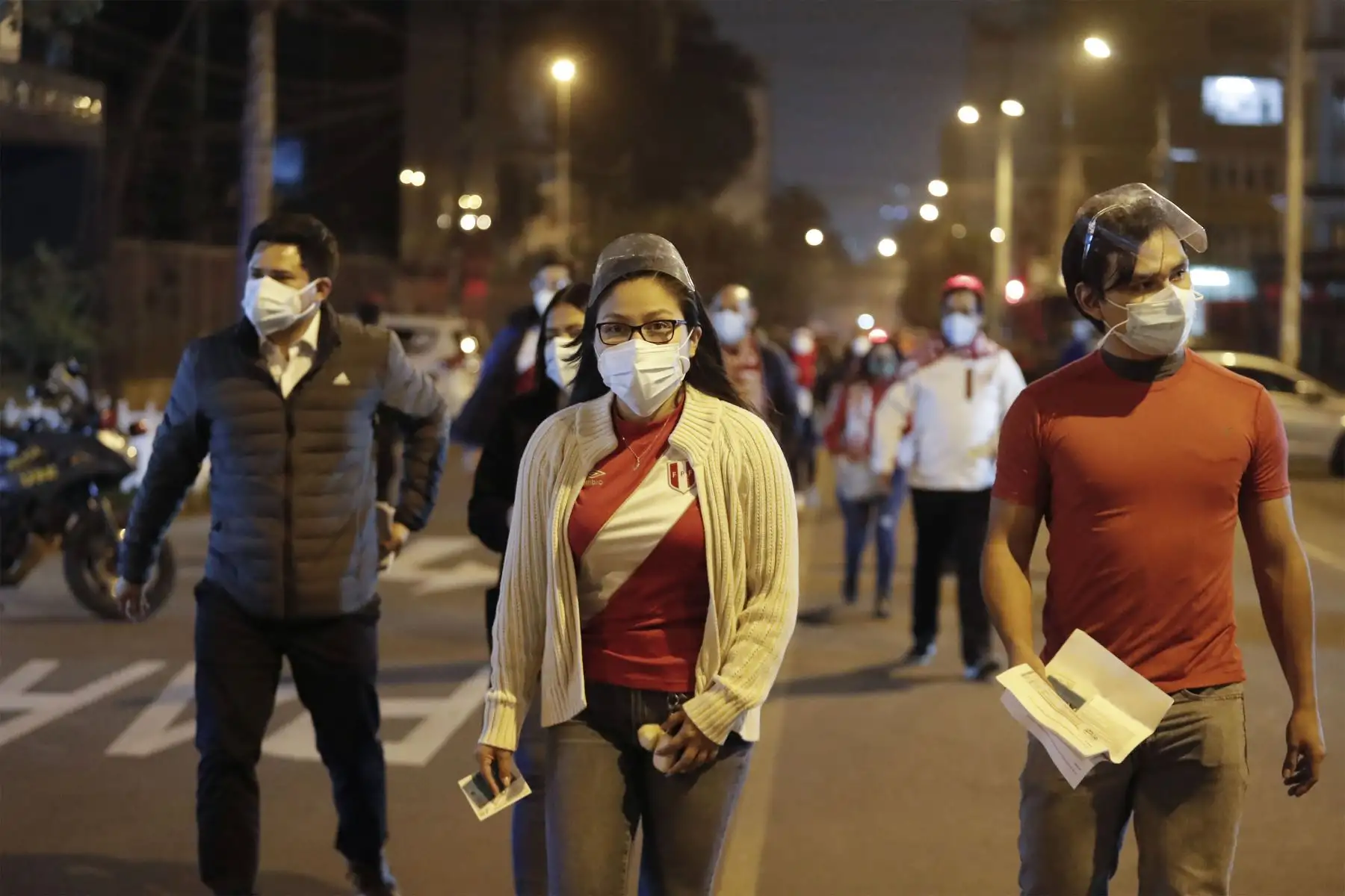 Hinchas alientan a la selección peruana previo al partido ante la selección  uruguaya por la jornada 9 de las Eliminatorias Catar 2022.
Foto: ANDINA/Renato Pajuelo