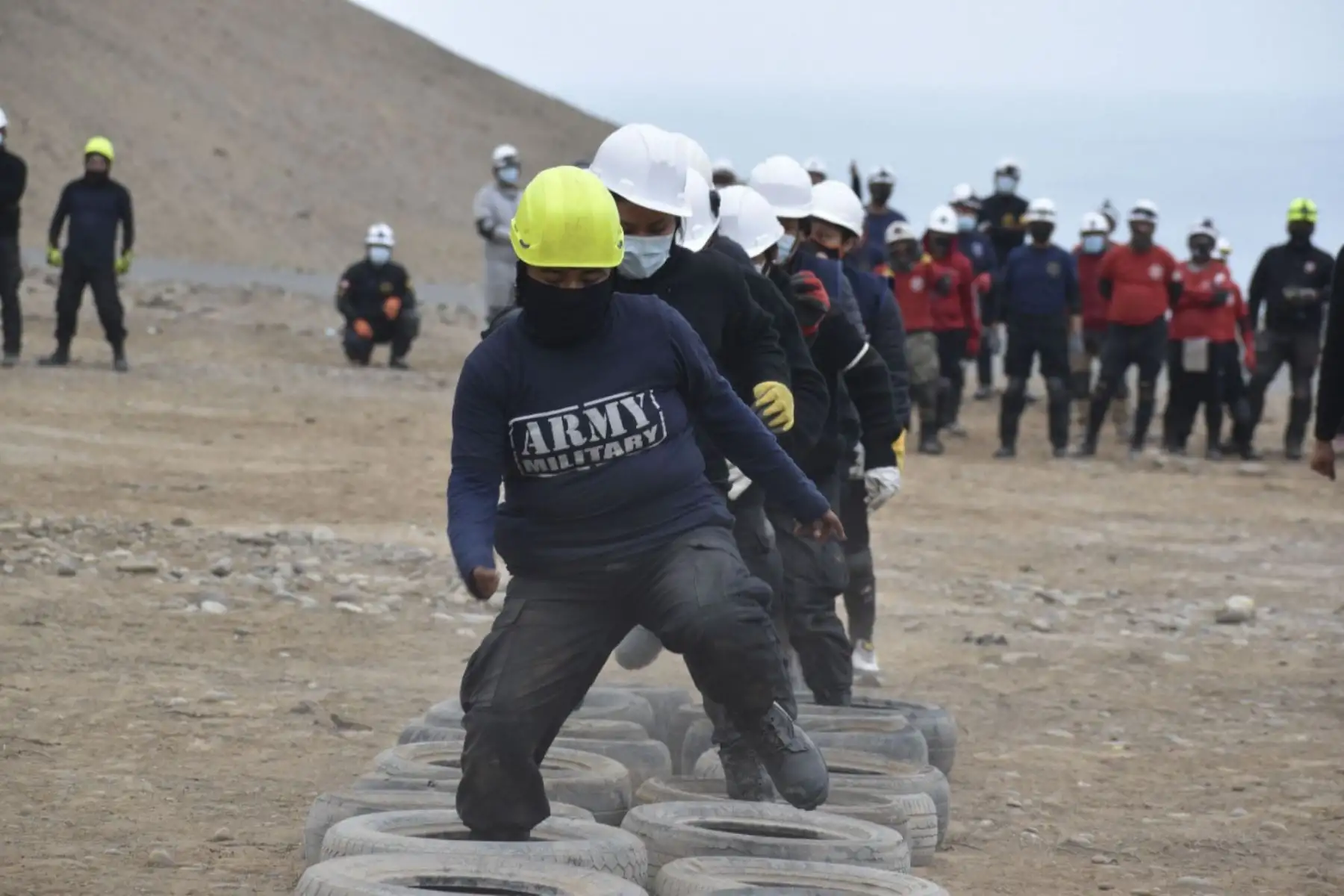 Municipalidad de Chorrillos presenta primera brigada de Serenos Rescatistas. Serenos y brigadistas de Defensa Civil han recibido capacitación para actuar de manera inmediata ante cualquier evento adverso como rescates, desastres, derrumbes. Foto: ANDINA/Municipalidad de Chorrillos.