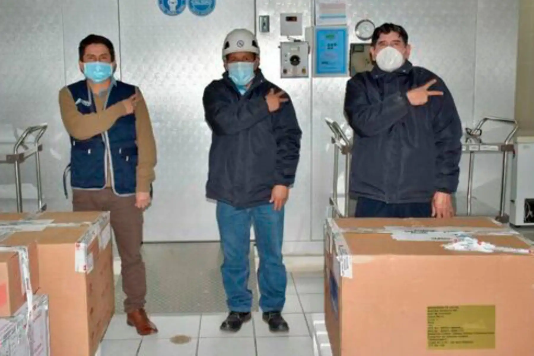 El Minsa envió14,040 dosis de la vacuna Pfizer y 5,000 dosis del laboratorio Sinopharm a la región Apurímac. Foto: ANDINA/Minsa