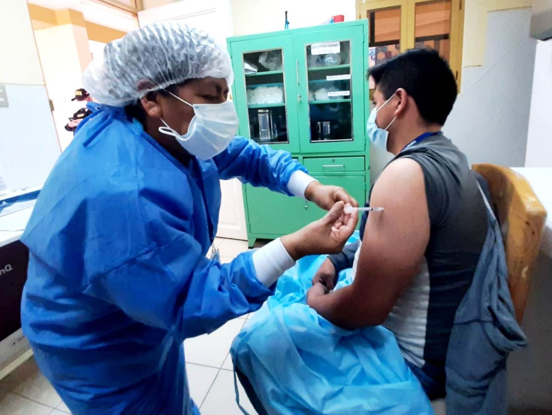 Cajamarca inicia hoy Vacunatón de cuatro días en la región con la meta de inmunizar contra el covid-19 a 180,000 personas mayores de 30 años. ANDINA/Difusión