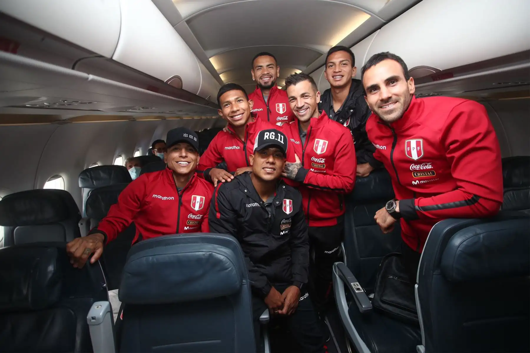 Selección Peruana viaja  rumbo a Brasil para afrontar el duelo ante 
la Selección Brasileña,  por las Clasificatorias Sudamericanas al Mundial Qatar 2022.
Foto: Selección Peruana