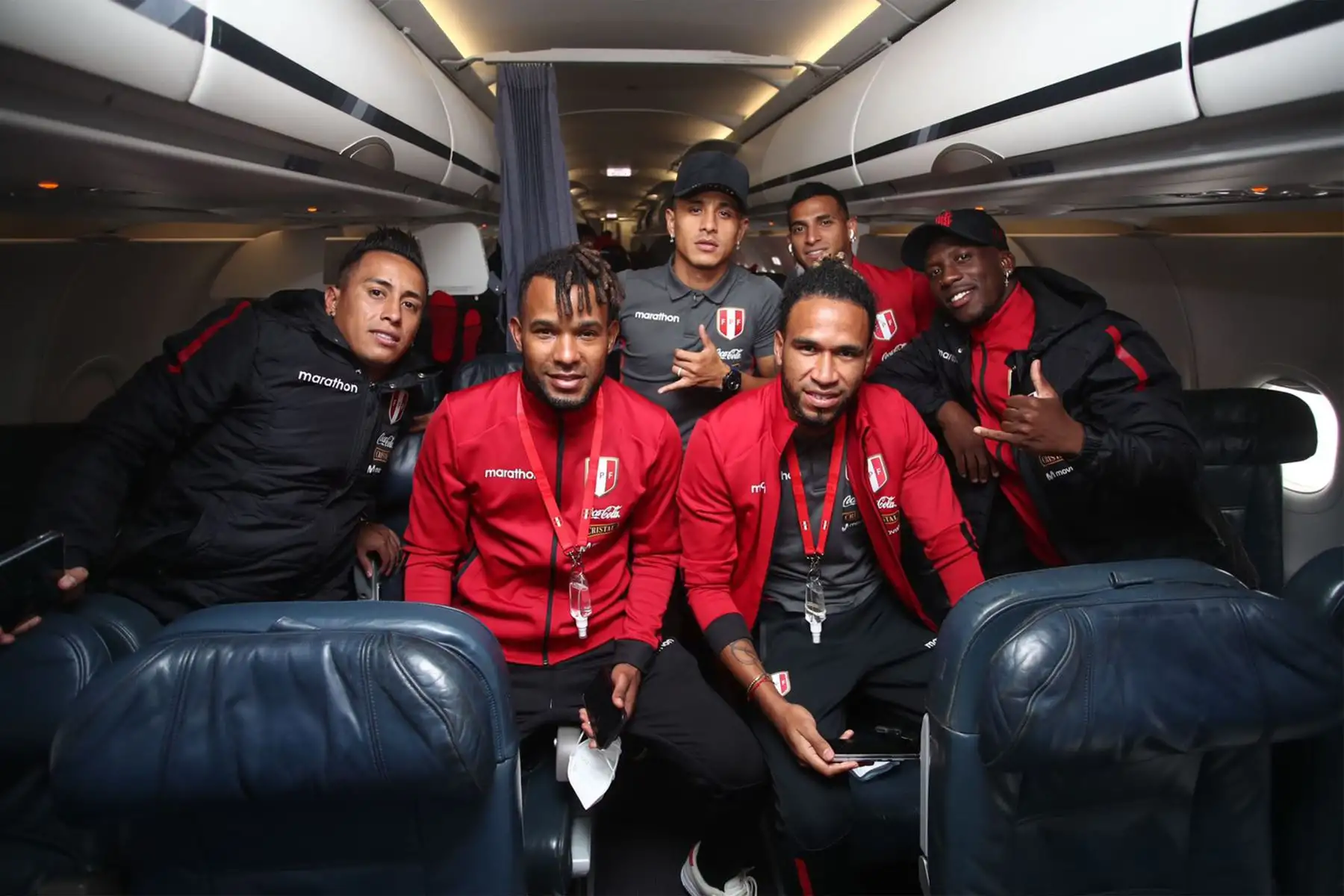 Selección Peruana viaja  rumbo a Brasil para afrontar el duelo ante 
la Selección Brasileña,  por las Clasificatorias Sudamericanas al Mundial Qatar 2022.
Foto: Selección Peruana
