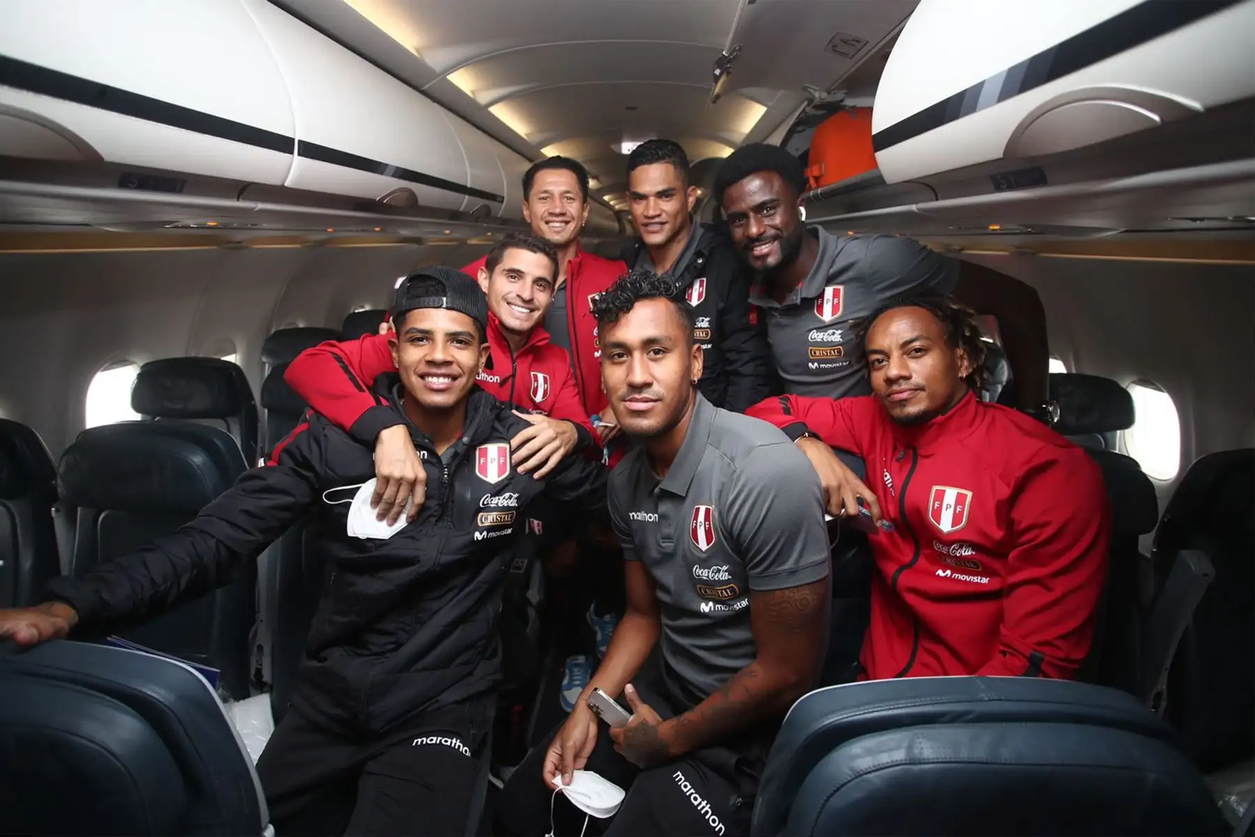 Selección Peruana viaja  rumbo a Brasil para afrontar el duelo ante la Selección Brasileña,  por las Clasificatorias Sudamericanas al Mundial Qatar 2022.
Foto: Selección Peruana